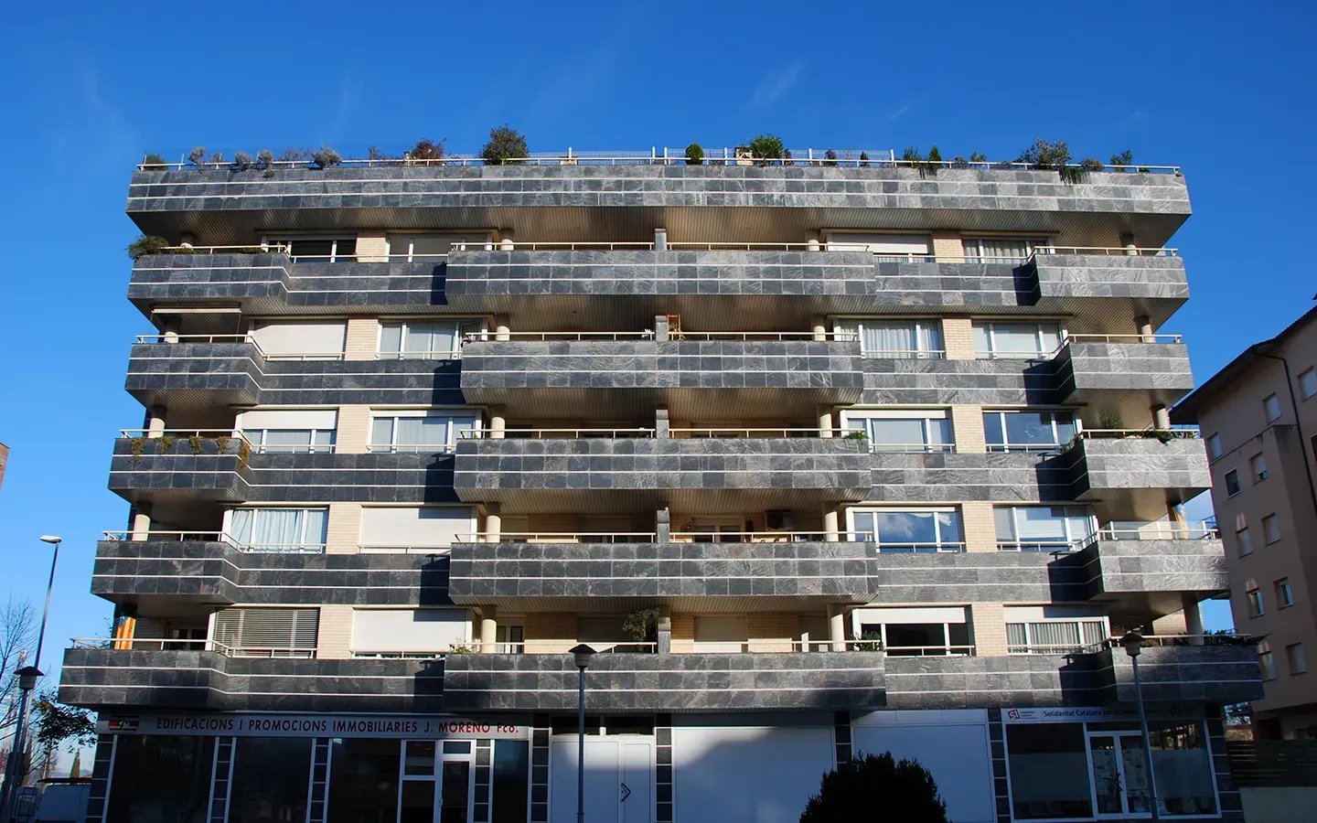 Obra de Edificaciones Moreno en l'Ató Bisbe, Vic