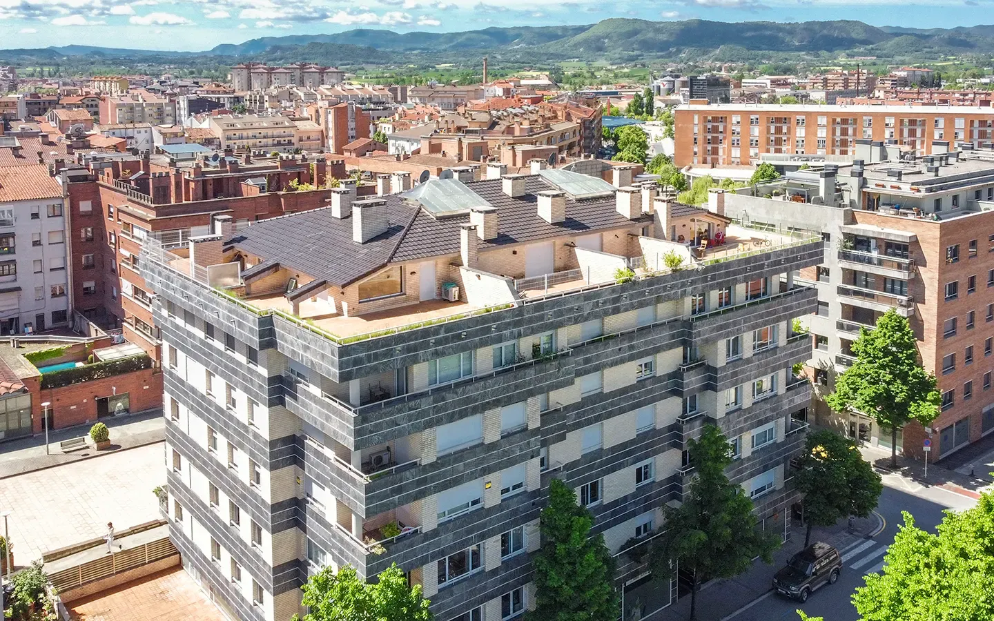 Obra de Edificaciones Moreno en l'Ató Bisbe, Vic