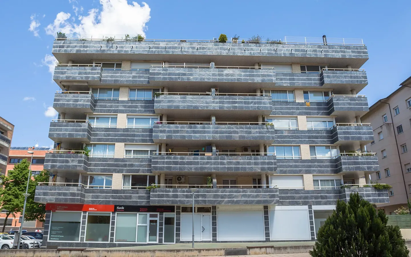 Obra de Edificaciones Moreno en l'Ató Bisbe, Vic