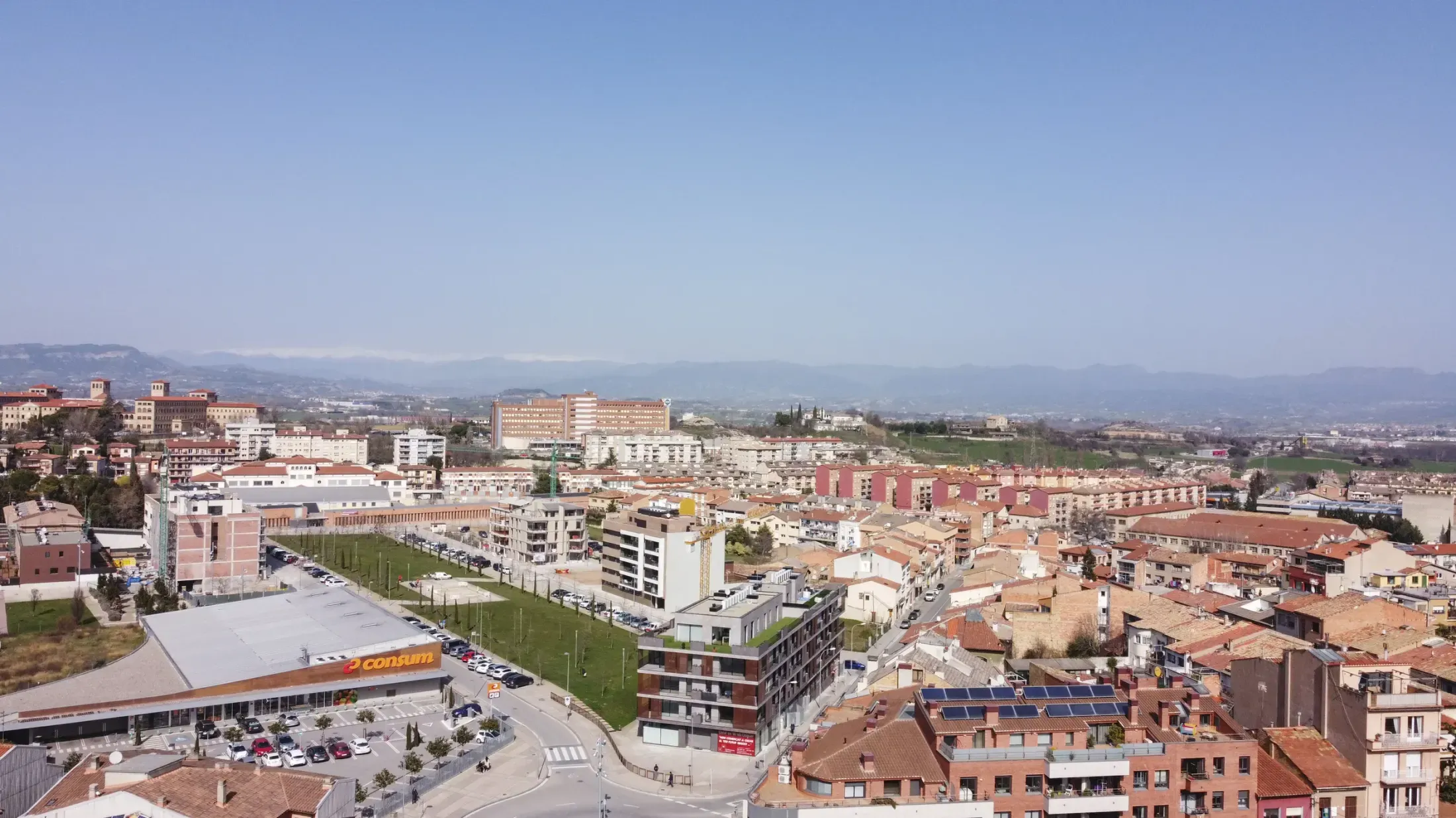 Obra de Edificaciones Moreno en la carretera de Roda, Vic