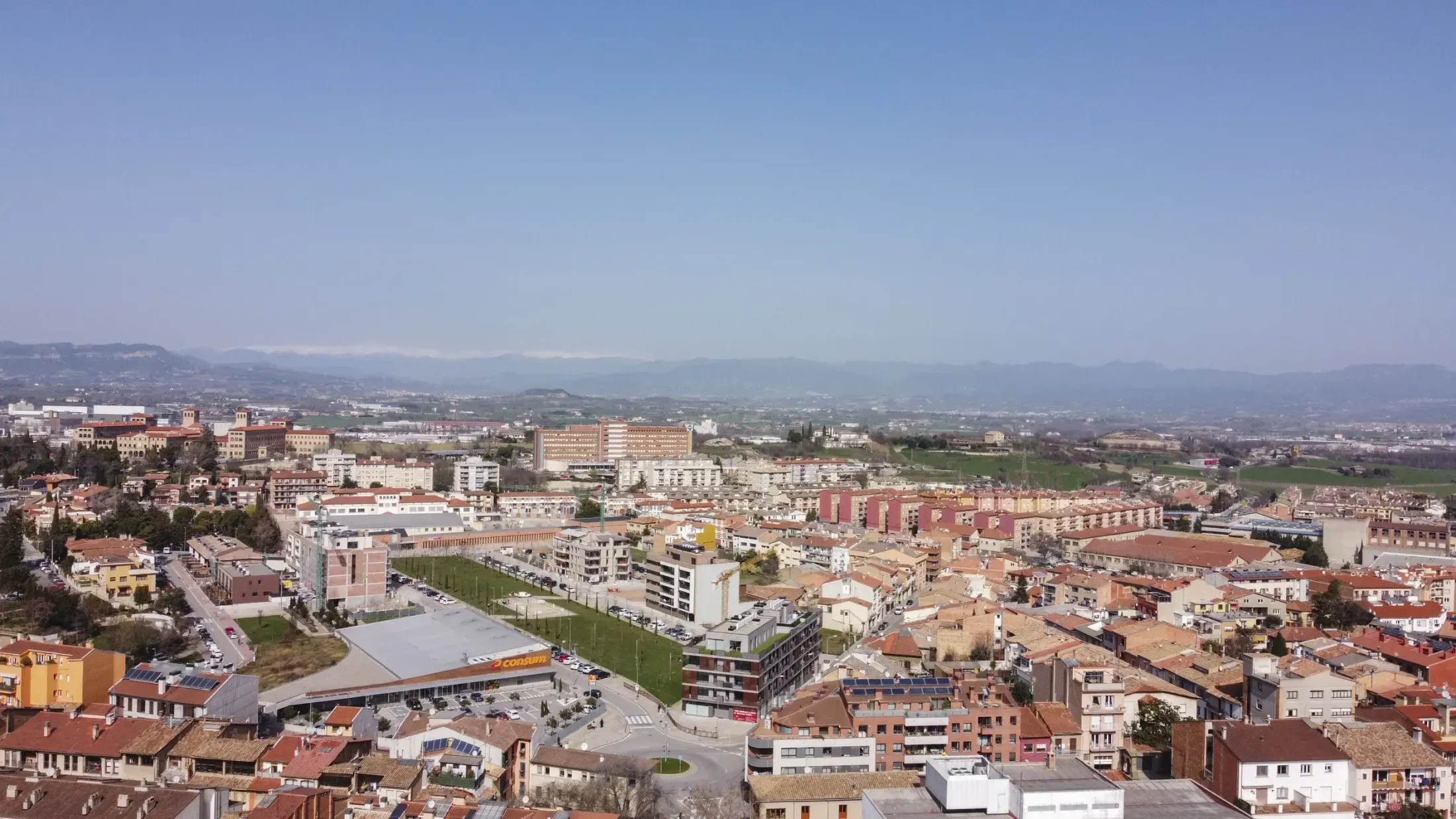 Obra de Edificaciones Moreno en la carretera de Roda, Vic