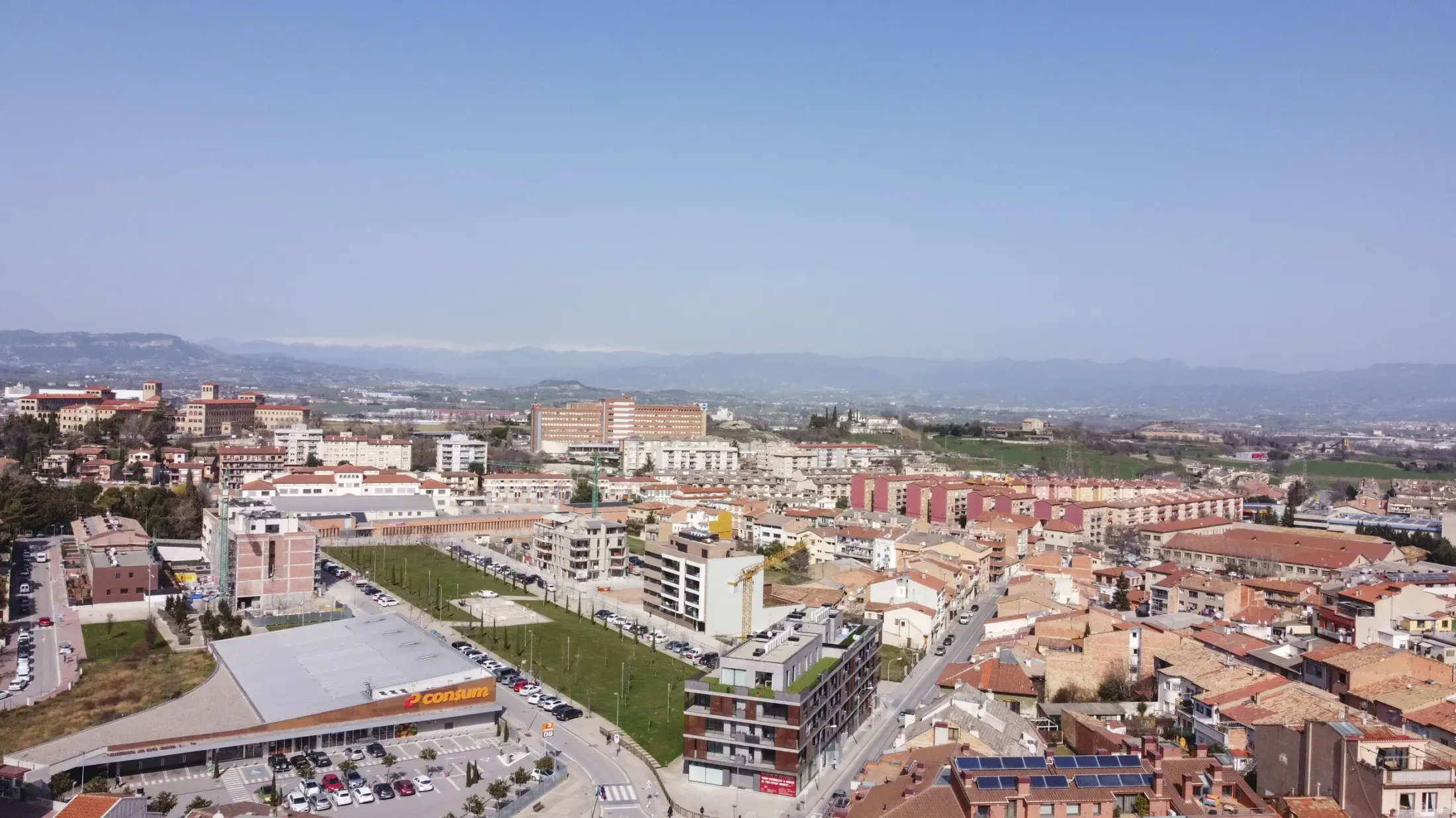 Obra de Edificaciones Moreno en la carretera de Roda, Vic
