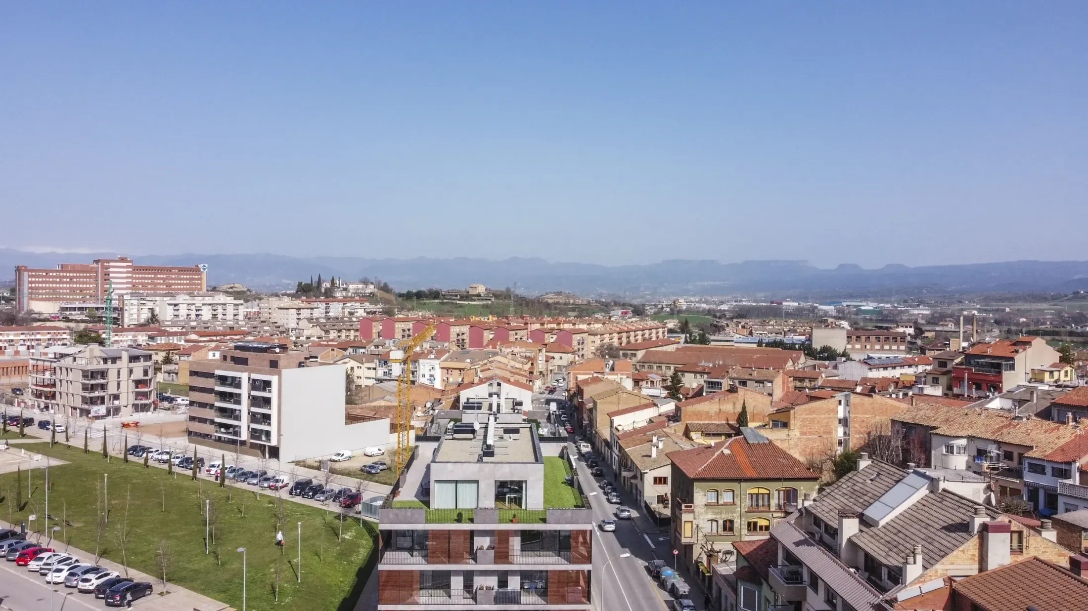 Obra de Edificaciones Moreno en la carretera de Roda, Vic