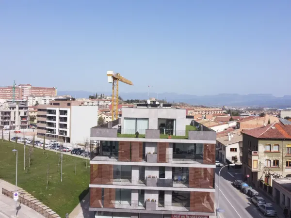 Obra de Edificaciones Moreno en la carretera de Roda, Vic