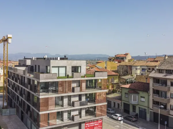 Obra de Edificaciones Moreno en la carretera de Roda, Vic