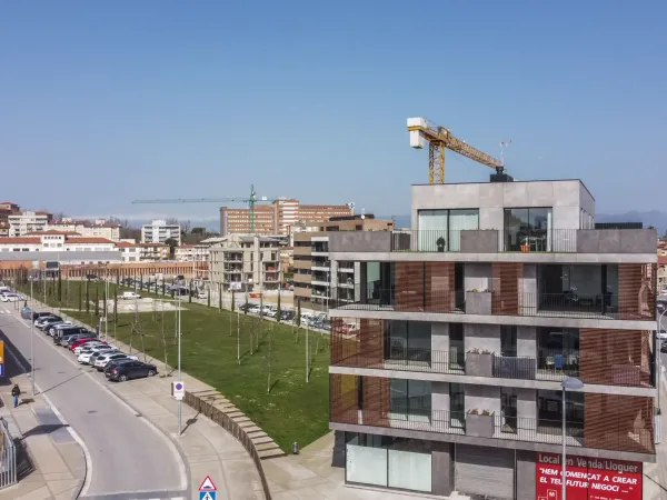 Obra de Edificaciones Moreno en la carretera de Roda, Vic