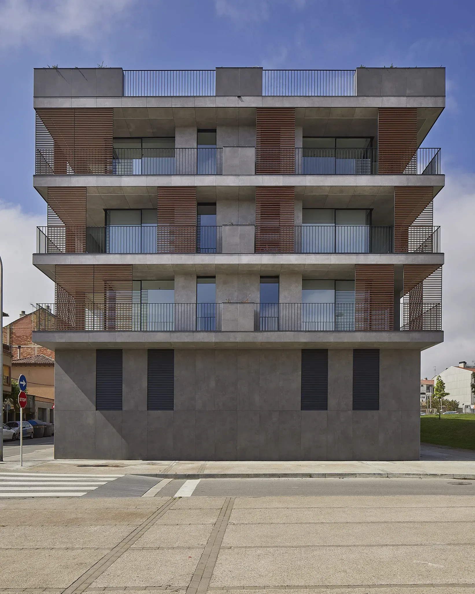 Obra de Edificaciones Moreno en la carretera de Roda, Vic
