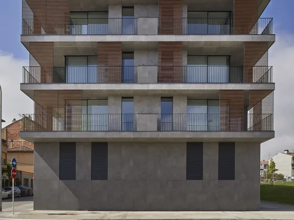Obra de Edificaciones Moreno en la carretera de Roda, Vic