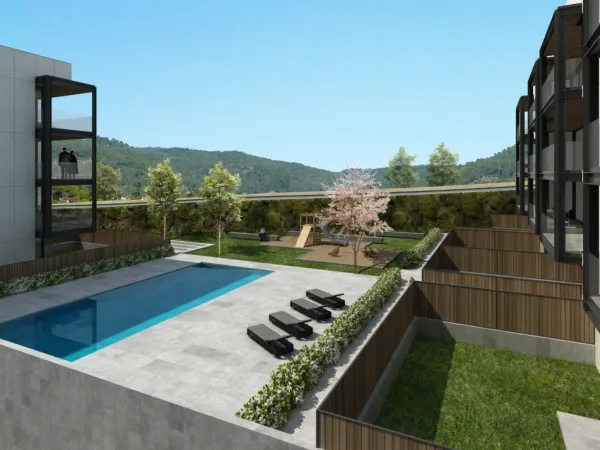 Promoción de Edificaciones Moreno en el Pou del Glaç, Olot