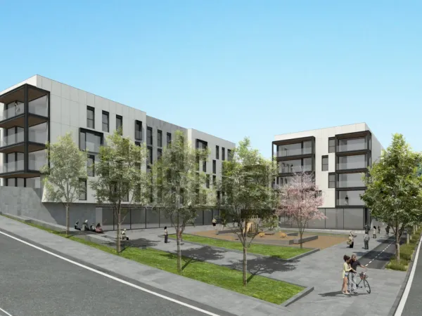 Promoción de Edificaciones Moreno en el Pou del Glaç, Olot